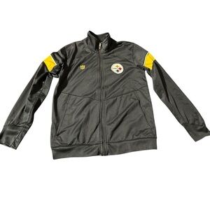 NFL Apparel youth size medium Pittsburgh Steelers track jacket
